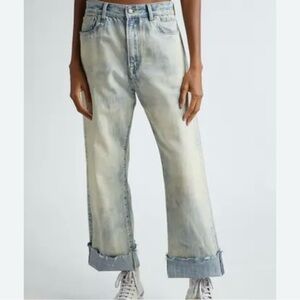 R13 Cuffed X-BF Jeans in Vintage Ash Blue🌸